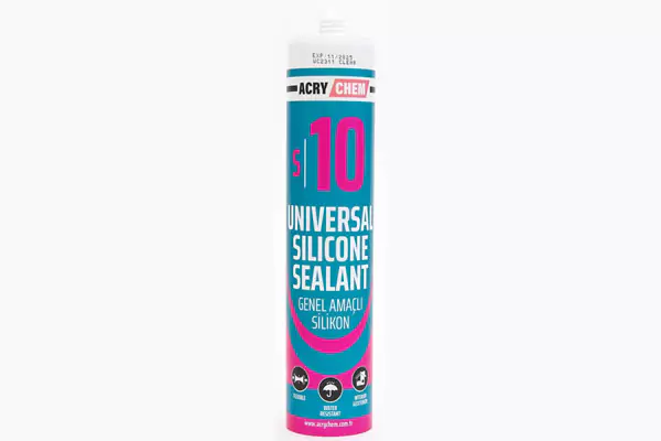Acrychem S10 Genel Amaçlı 280 Gr Slikon, Asetoksi Bazlı Slikon, Güçlü Slikon, Hızlı Yapışma
