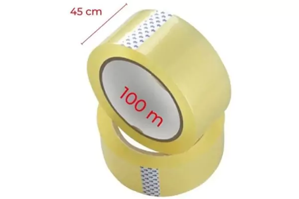 ManKell 6 Adet hotmelt Koli Bandı, 45mm 60 Mt Kopmayan Koli Bandı, Güçlü Koli Bandı, ekonomik koli bandı